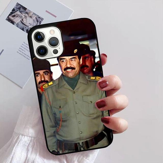 Etui Saddam Hussein Iraq Arabic Phone Case Cover For iPhone 17 Air 15 16 14 Plus 11 12 13 Pro Max Apple max