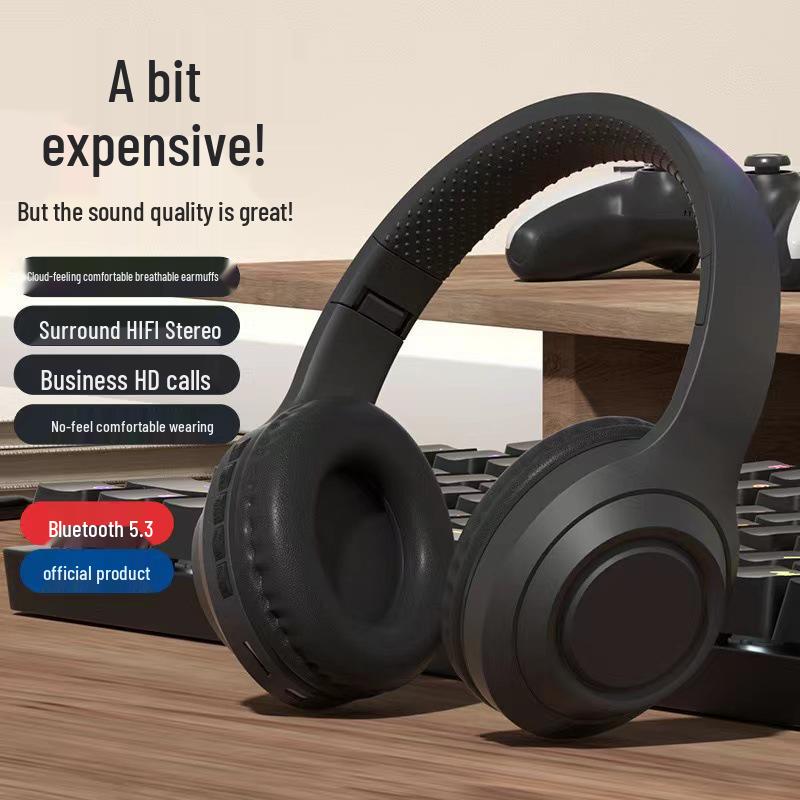 New Over-Ear Bluetooth Headphones with Noise Cancelling & Game Slot