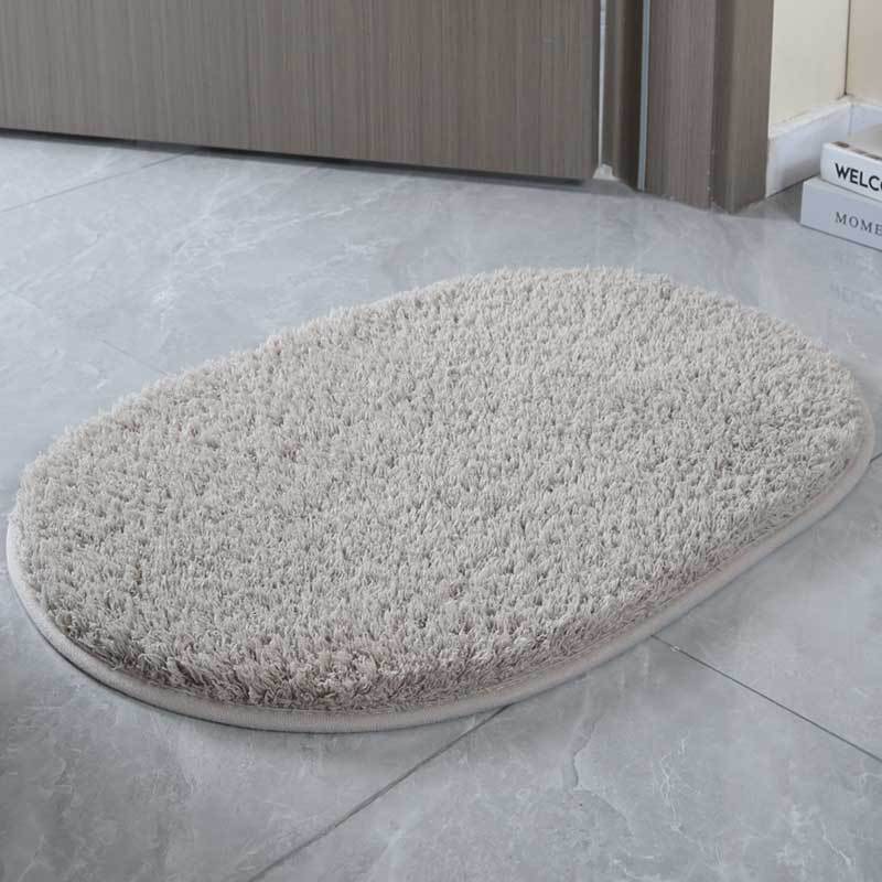 Oval Plush Carpet Room Decoration Floor Mat Large Area Carpet Living Room Non-slip Lounge Rug