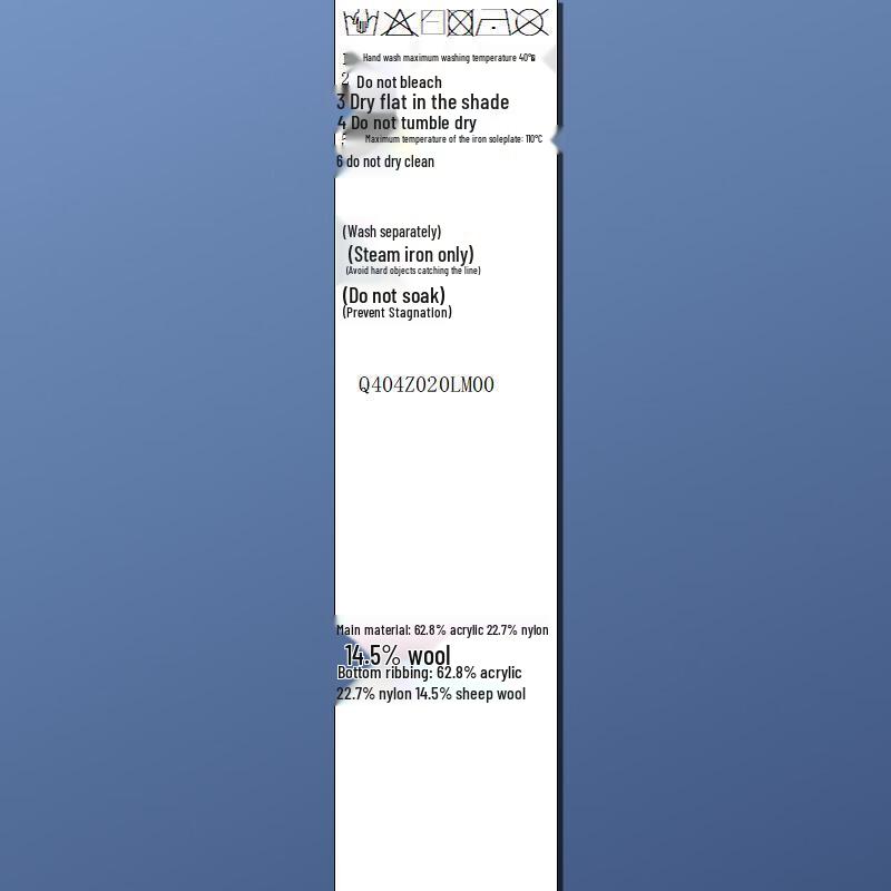 Sancai Damen-Winterpullover 2025 aus Merinowollmischung in Übergröße mit Rundhalsausschnitt