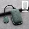 Leather Car Remote Key Case Cover for Geely Galaxy L7 2026 L6 MAX 1.5T Plus AIR PRO Protector Auto Key Fob Shell Keychain