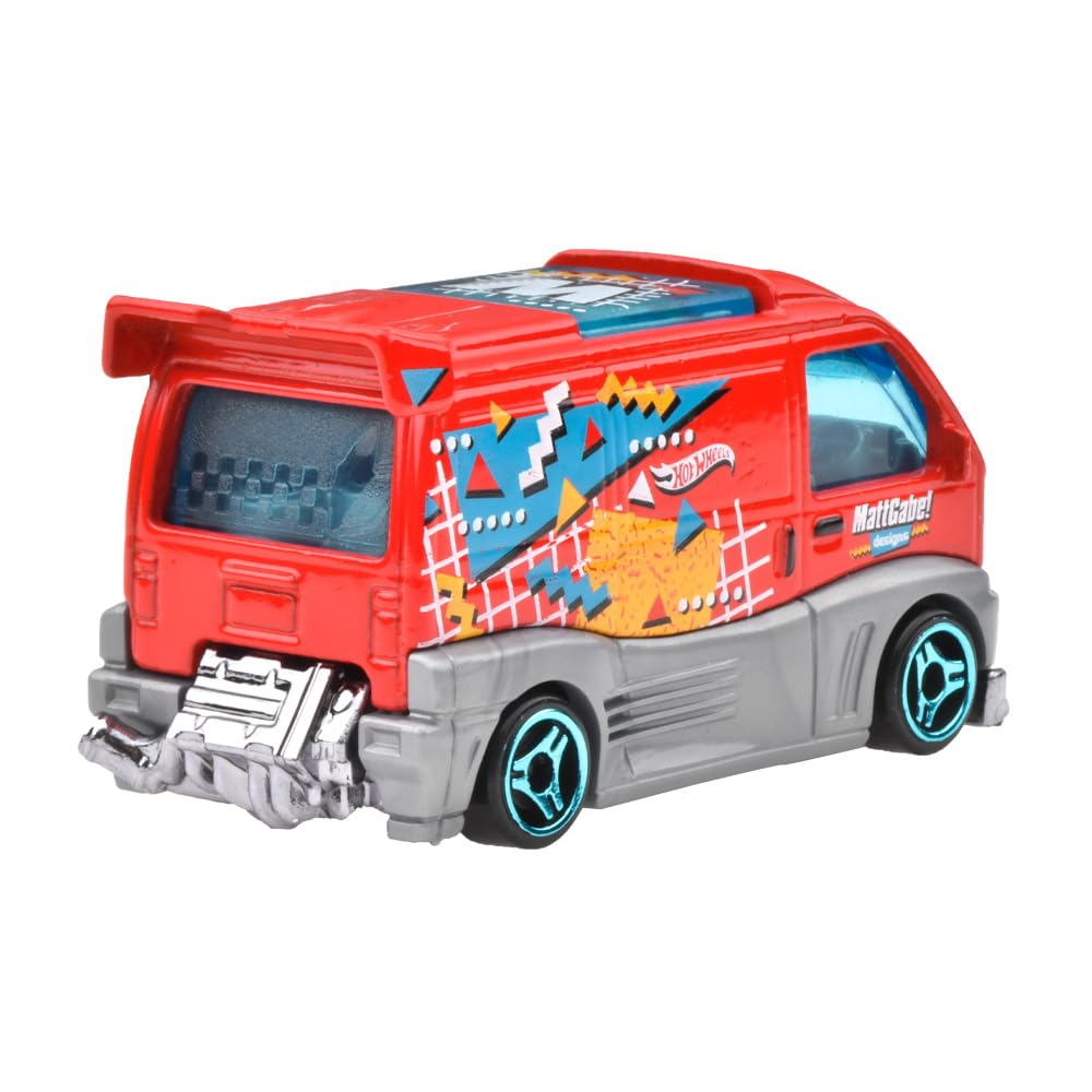 Hot Wheels Kei Swap Basic Car Toy Mini Vehicle JFN64 Red Ages 3 and Up