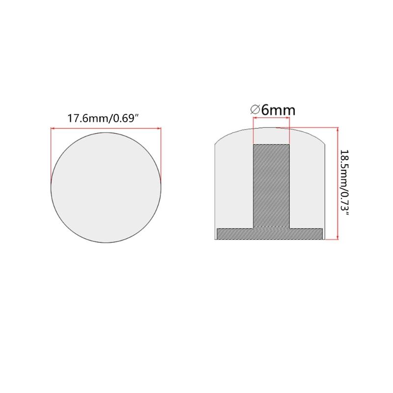 4Pcs Guitar Knobs Tops Hat Knobs Guitar Speed Control Knobs Metal Volume Tone Control Knobs Fits 6mm/0.24" Rotary Shaft