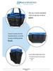 Foldable Mesh Toiletry Tote: Portable Shower and Swimming Storage Basket