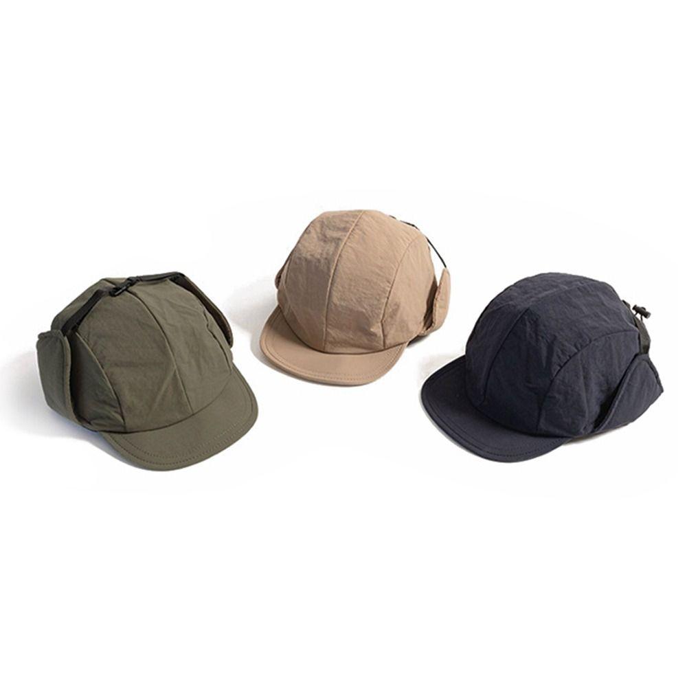 Thick Bomber Hat Japanese Ushanka Fur Hat Outdoors Earflap Bonnet for Men Women