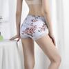 Women Floral Printed Lace High-waisted Briefs