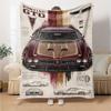 Pontiac Theme Printed Blanket - Perfect for Couch, Bed, Travel & Outdoor Use | Machine Washable, Cozy & Durable.