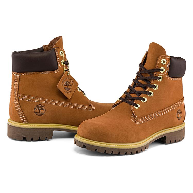Timberland 6 Inch Premium Waterproof Boot 'Rust Suede' (Unisex) Outdoor Boots A2JC7
