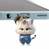 Cartoon Design Animal Dust Plug Pendant for Iphone/Android Phone Decoration