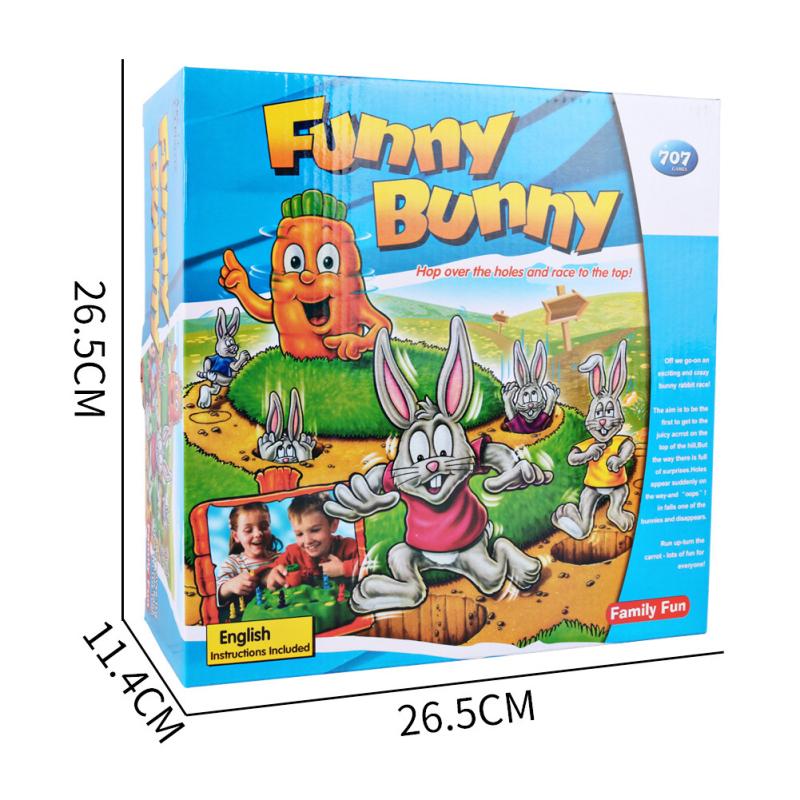 Children's Puzzle Game Rabbit Cross Country Competition Parenting Intelligence Board Game Family