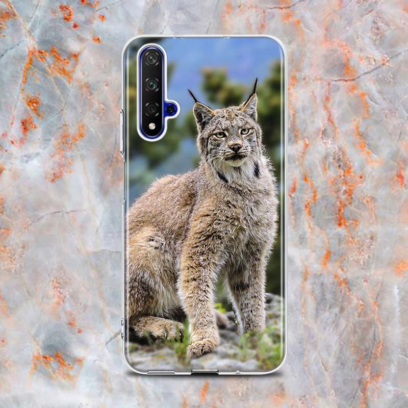 Cute Canada Lynx Silicone Cover For Honor 20 20S 20E 8 8A Prime 8X MAX 8C 8S 7A 7C 7S Pro Phone Case