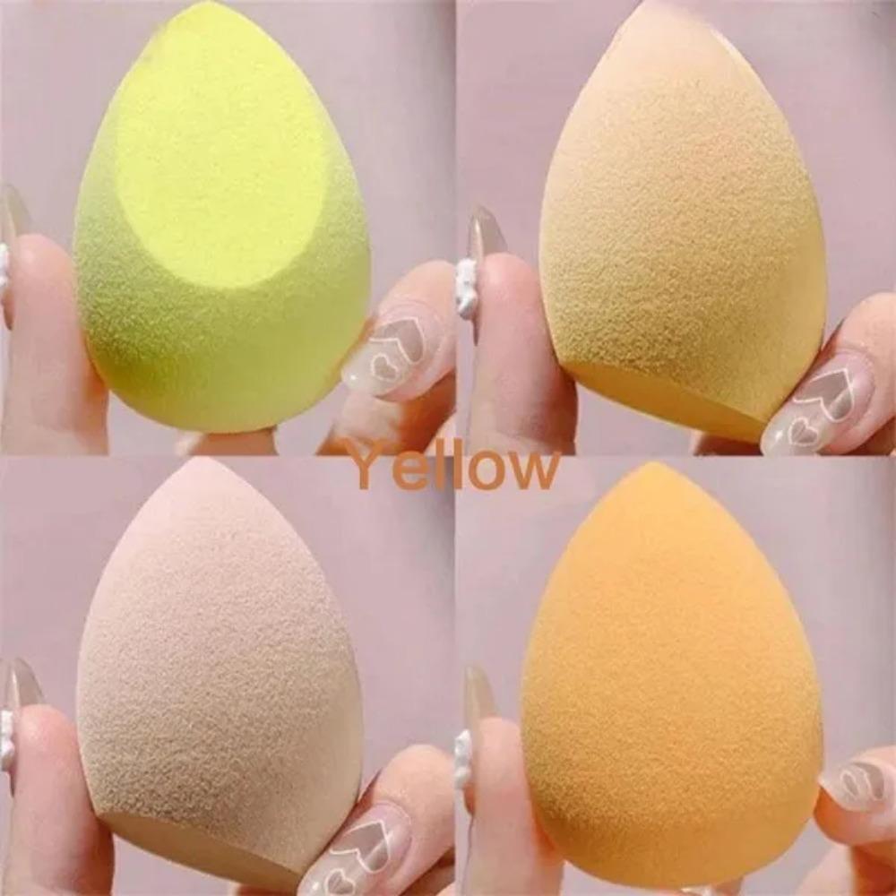 4 pcs Makeup beauty egg Cosmetic Puff Makeup Sponge Foundation Makeup Sponge Powder Puff Dry and Wet Combined Beauty Tool