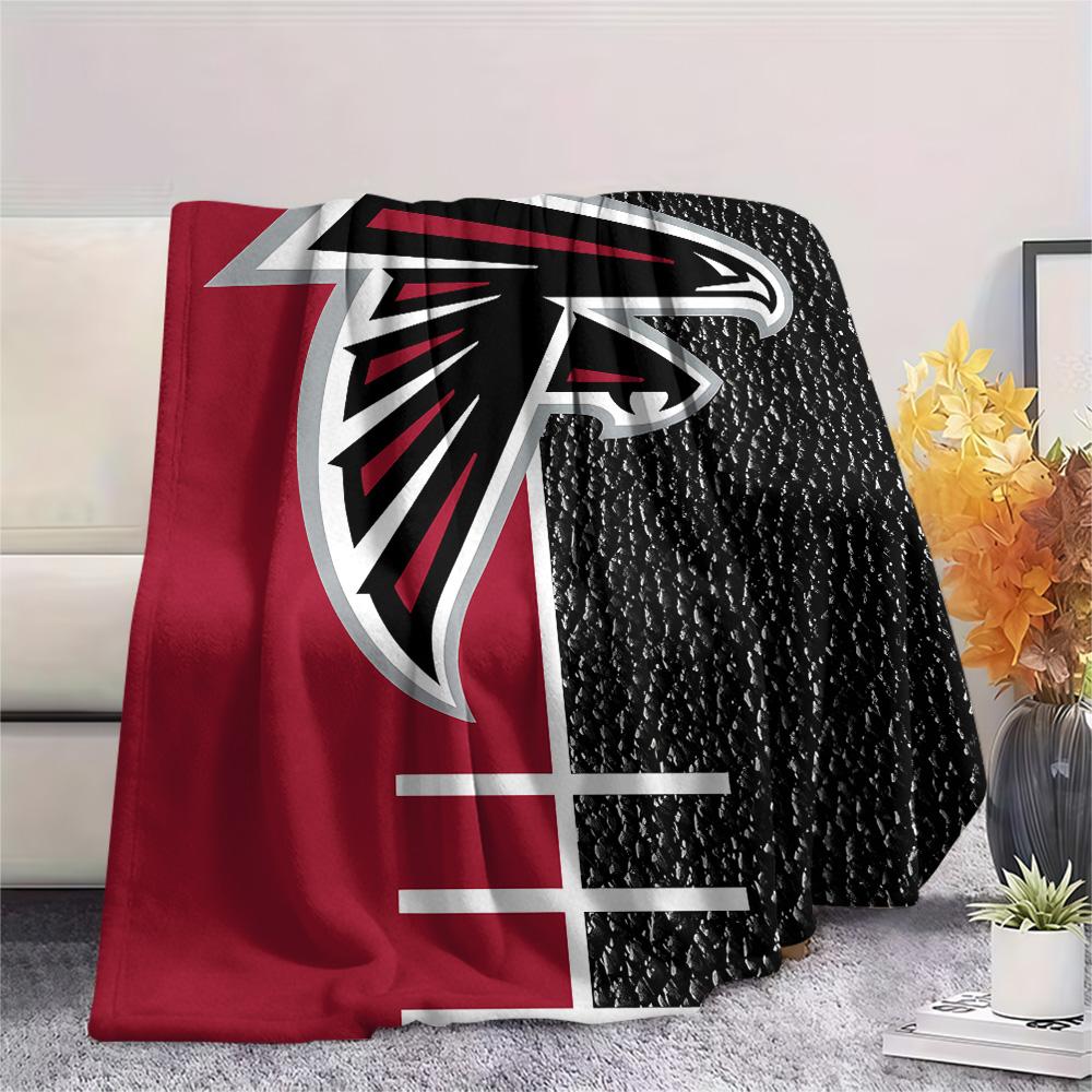Atlanta Falcons Print Flannel Blanket, High quality Comfortable for All Seasons, Home Decor, Warmth and Comfort, Perfect for Christmas Gifts