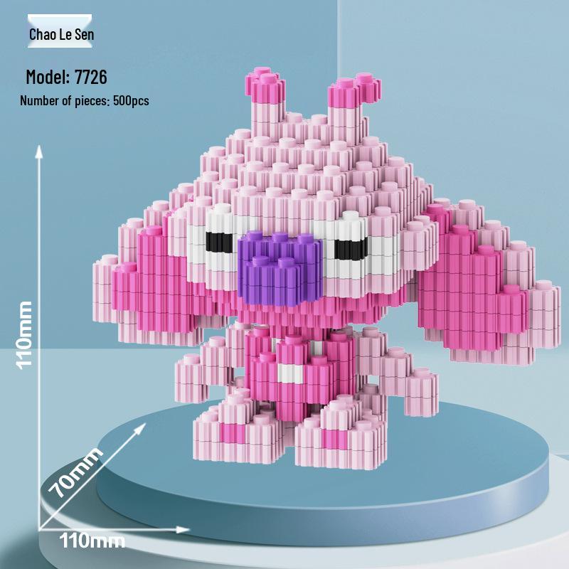Chaole Sen 2026 Girl Series: Night Market Stall Building Blocks Toy