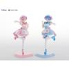 Furyu Re:Zero Starting Life In Another World Rem and Ram Dreamy Maid Set Complete Painted Plastic Figure
