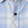 Zhenweis Men's Summer Plaid Loose Fit Short Sleeve Shirt