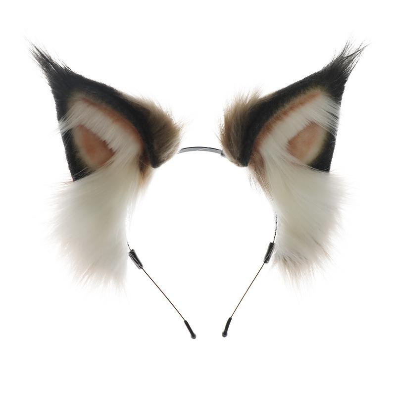 Comic-Con Cat Hair Accessories Headband Props Headband Accessories Simulation Ragdoll Cat Braids Ear Headgear