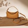 Lightweight and Casual Single-shoulder Bag Genuine Leather Fashionable and Simple Women's Crossbody Bag Cowhide Versatile Women's Bag
