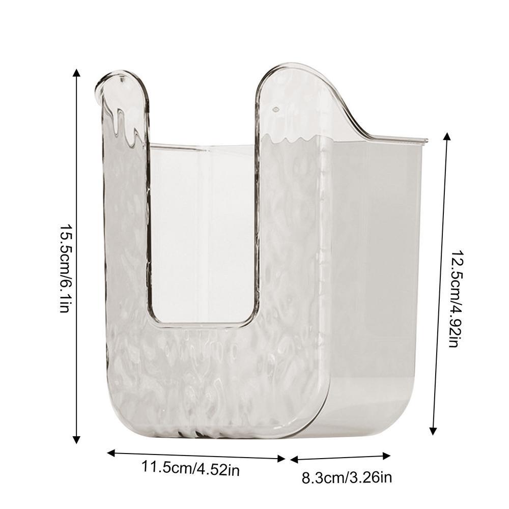 Caixa de Lenços Umedecidos Montada na Parede Caixa de Lenços de Papel Caixa de Armazenamento de Toalhas Faciais Sem Furos Suporte para Lenços Umedecidos de Banheiro Porta-Lenços de Papel