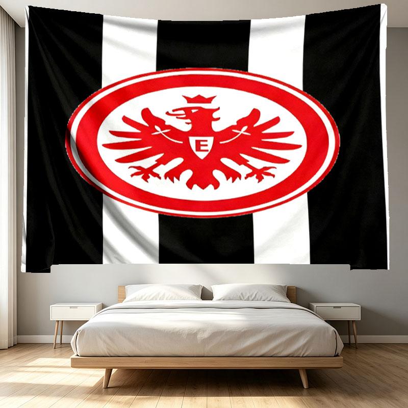 Eintracht Frankfurt Print Tapestry - Portable Wall Decor Cloth, for Home, Dorm, Travel, Bedroom, Living Room - Ideal Birthday Housewarming Gift
