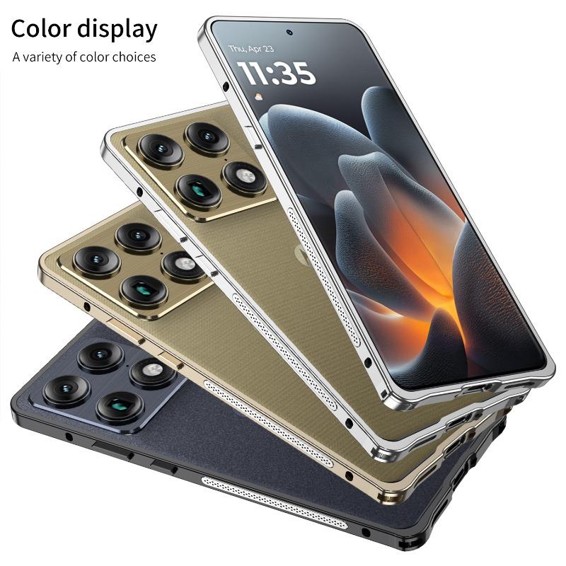 Detachable Metal Protect Ultra-Thin Case For Motorola Signature 5G Metal Frame Shockproof Cover Bumper For Moto X70 Air Pro