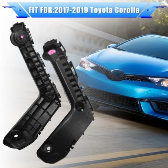 Front Bumper Brackets Retainer Side Support For Toyota Corolla 2017- 2Pcs