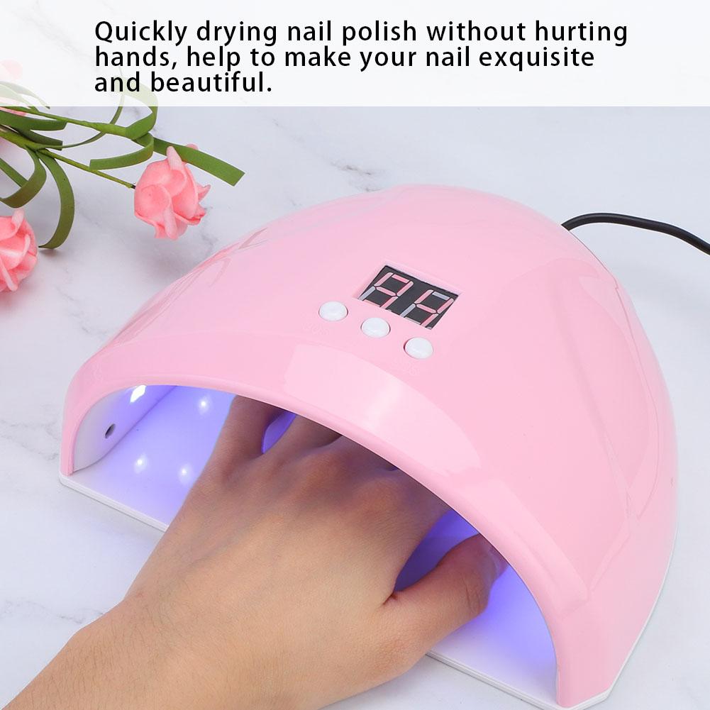 36W Intelligent LED UV Gel Nail Polish Dryer Lamp Fashion Nail Curing Machine Manicure Tool
