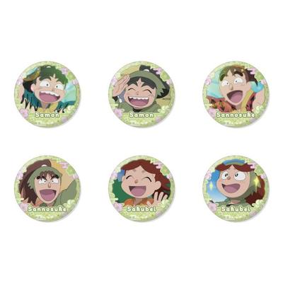 Nintama Rantaro Button-Set Eine Auswahl von und Sakubei - Samon, Sannosuke,