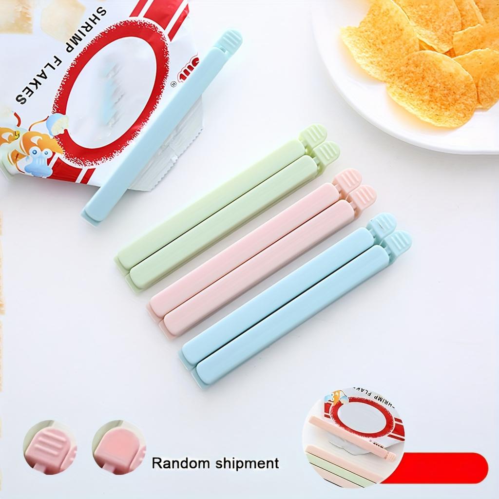 15 ks klipů na chipsy s různými barvami, klipy na velké/malé svačiny, klipy na balení potravin a svačin