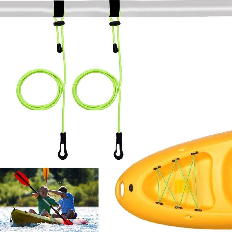 Adjustable Canoe Paddle Fishing Rod Securing Canoe Surfing Cord Safety Lanyard