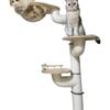DIY Cat Tree Kit: PVC Pipe Fittings & Jump Platform for Home Renovation