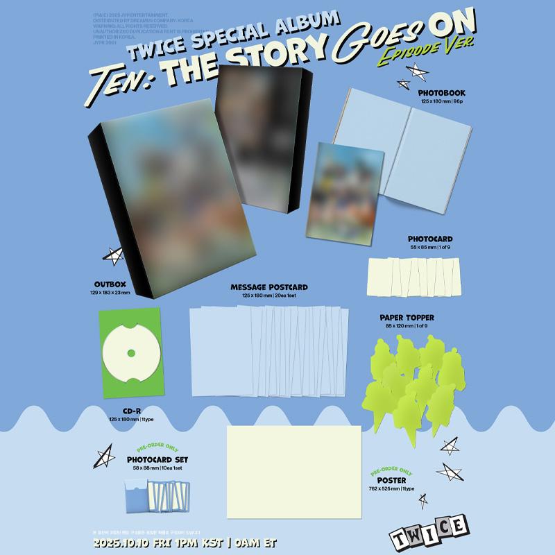 [PRE ORDER] TWICE - TEN: The Story Goes On (EPISODE Ver.)
