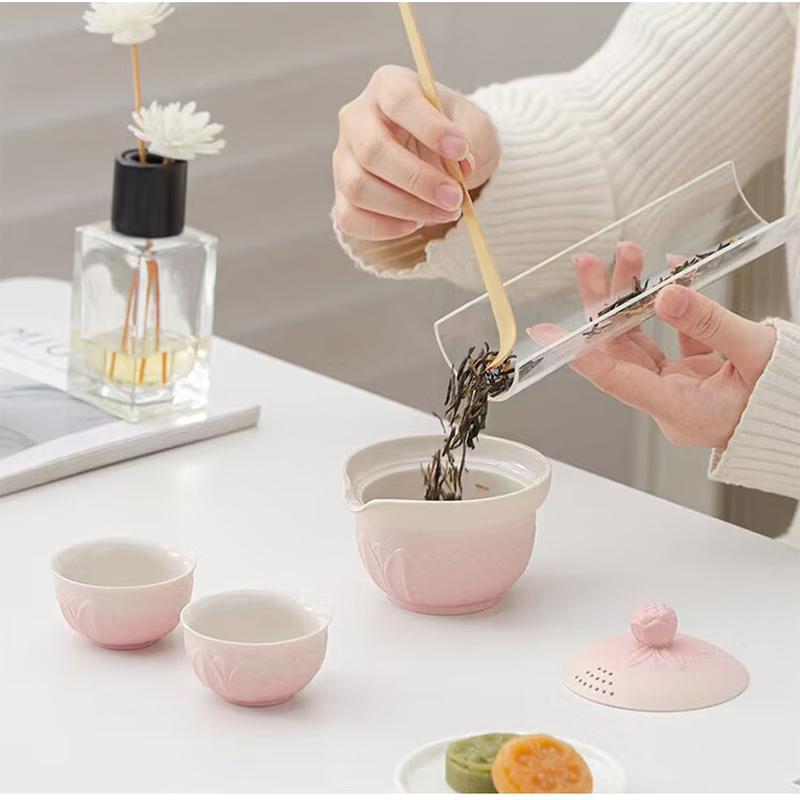 Bu Ren Shu Water Lily Cultural Tea Set