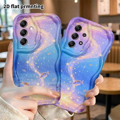 Phone Case: 2D Flat, Suitable for Samsung Galaxy A34 A35 M05 M06 S20 S22 S21 FE Plus 5G Protective Case, Dreamy Underwater, Perfect Christmas and Hall