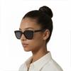 Saint Laurent Logo Irregular Shape Sunglasses Unisex sunglasses Black SLM105F001