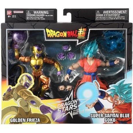 Dragon Ball Super Dragon Stars 17 Cm Figurine - Golden Frieza Vs Super Saiyan Blue Goku - BANDAI