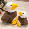 Cute Simulated Bald Sea Eagle Doll Plush Toy Eagle Vulture Bird Doll Boy Soothing Rag Doll