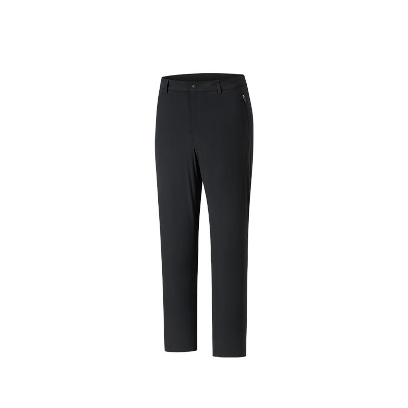 

Anta Summer Comfortable Lightweight Fashion Woven Sports Long Pants Men bottoms Basic-Black 152620519-3 S