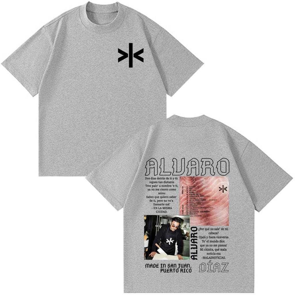 Alvaro Diaz Omakase Album 2026 Tour Merch T Shirt Unisex Unisex Fashion Vintage Tshirt Cotton Casual Loose High Quality Tshirts