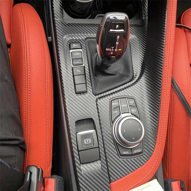 Carbon Fiber For BMW X1 X2 F48 F39 2016- Car Film Interior Stickers Center Console Gear Dashboard Air Door Handle Lift Panel