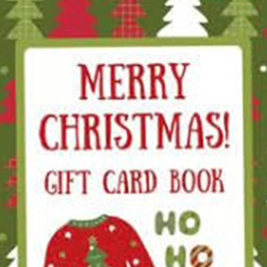 Merry Christmas Gift Card Book 10 Pages DIY Spiral Bound College Survival Gift Card Book Holder for Students Graduation Gifts