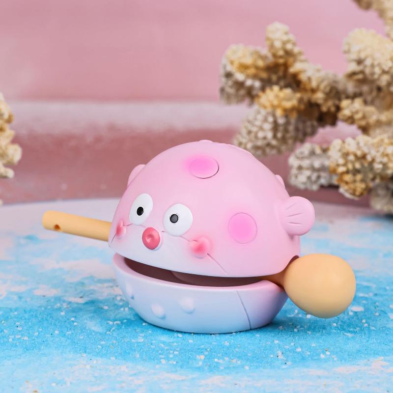 The Cute Wooden Fish Tapping Music, Stress-relieving Toys, Desktop Ornaments, and Funny Percussion Instruments for Students