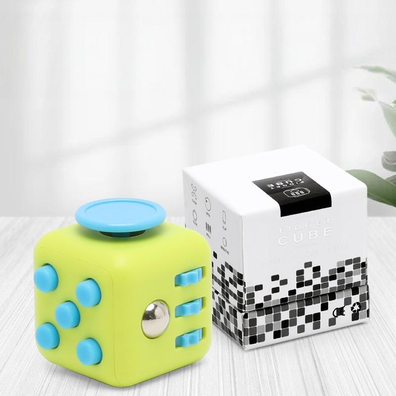 New Fidget Cube Decompression Toy, Sensory Toy For Anxiety Crowds, Stress Relief Gadget For Adults, Fingertip Desk Mini Toy & Gi