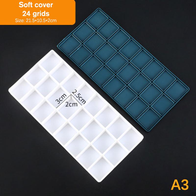 

Пластиковая палитра для красок, лоток для красок с мягкой крышкой, лоток для художественной краски as the picture