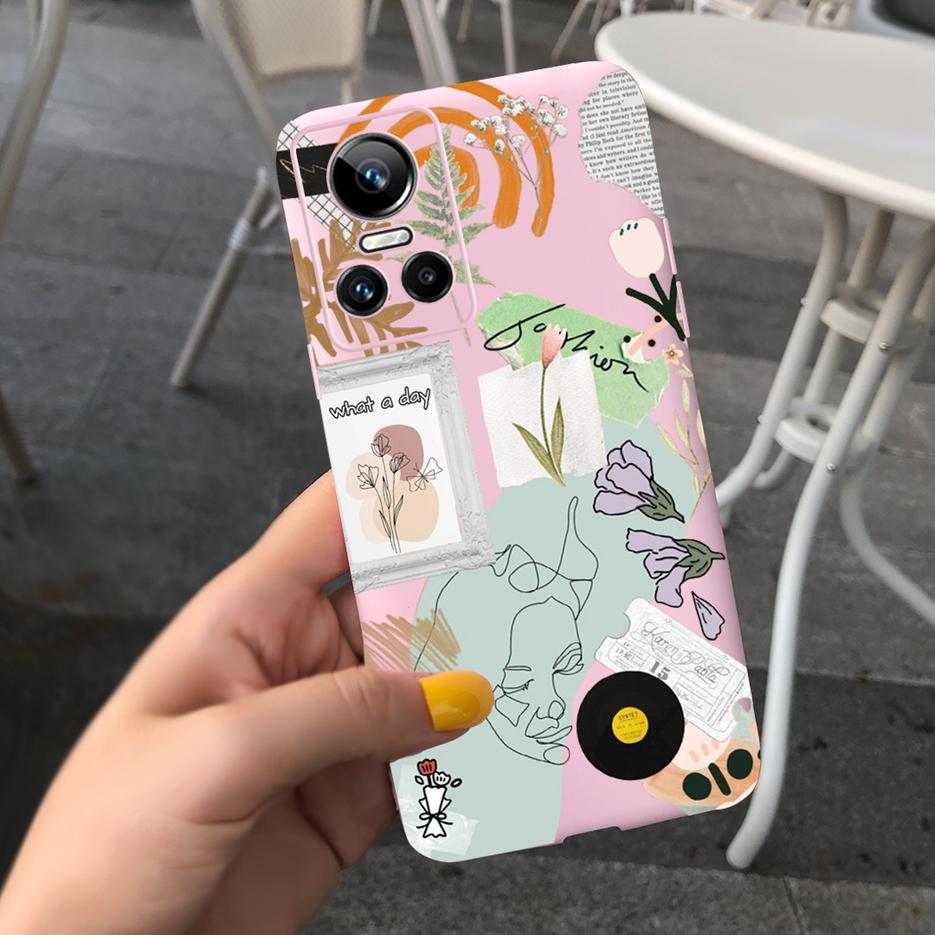 For Realme GT Neo 3 Case Colorful New Fashion Art Painted Cover For Oppo Realme GT Neo 3 80W / Neo3 150W Soft Slim Fundas Bumper