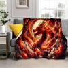 29 Style New Chinese Loong Dreamy Dragon Cartoon Blanket,Soft Throw Blanket for Home Bedroom Bed Sofa Picnic Travel Office Cover