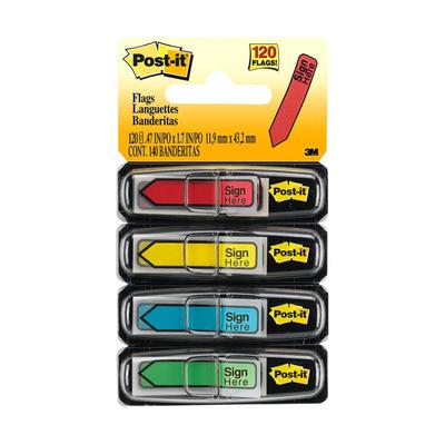 Bandeirinhas Post-it Assine Aqui (120pk)