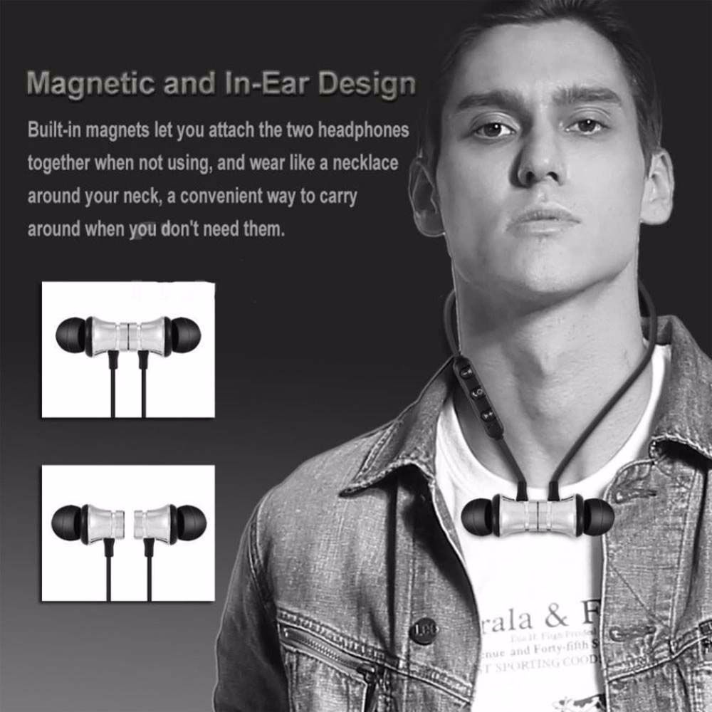 Music Headset Handsfree XT11 Sport Earbuds Magnetic Wireless Bluetooth Earphone Hanging Neck