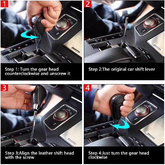 Muge Racing Gear Shift Knob Resin Leather For Most Lexus ES300 GS430 IS250 LX470 RX450H Toyota Crown Corolla Camry Rav4 Prado 4Runner Highlander