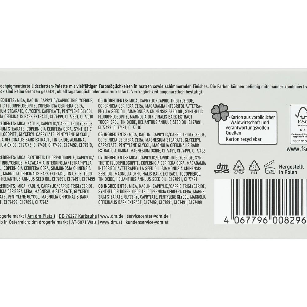 Trend It Up Lidschattenpalette Pretty Precious 010, 4,8g